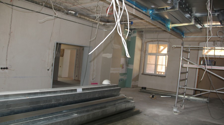 Innenansicht des Ersatzneubaus