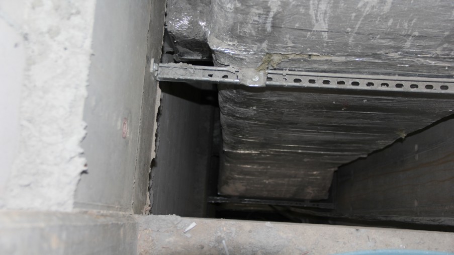 Isolierter quadratischer Lüftungsschacht